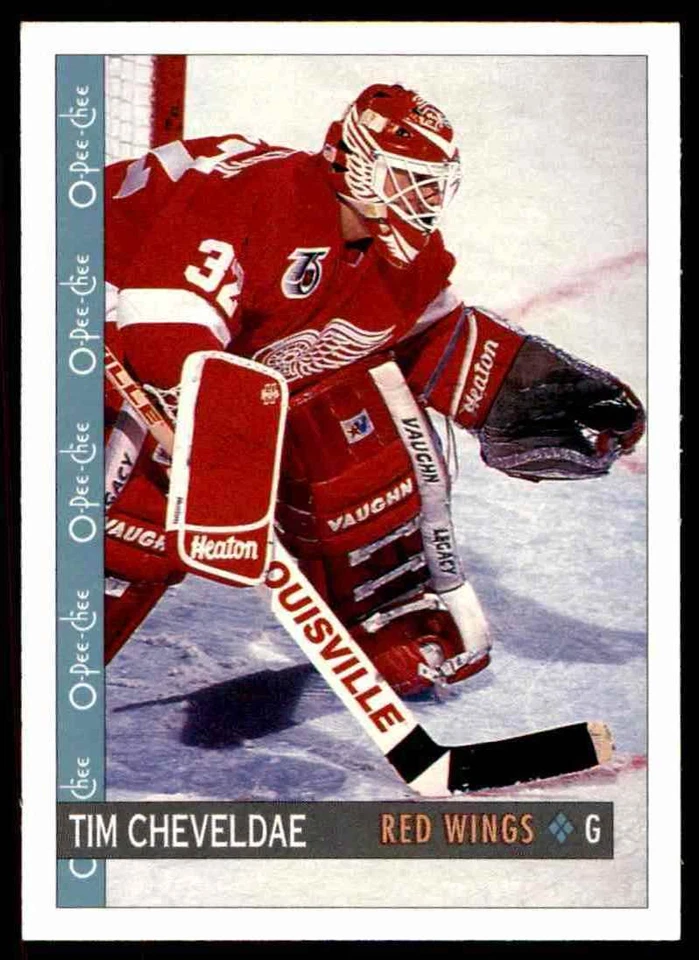 1992-93 O-Pee-Chee Tim Cheveldae #128 - Image 1 of 2