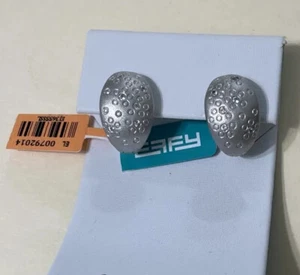 Effy BH Silver White Sapphire 0.25 CT’s Huggies Earrings W. Satin & Rhodium NWT - Picture 1 of 9