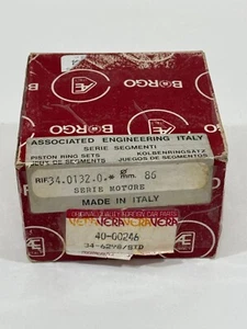 Fiat X1/9 X19 128 1300 Standard piston ring set (86mm) Borgo Made in Italy NEW - Bild 1 von 2