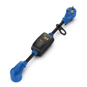 30/50 Amp RV Surge Protector LED Indicator Light with Grip Handles for Camper - Bild 1 von 15