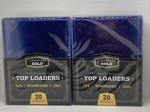 50 New Regular Size Toploaders Fits 3x4 Standard Size Cards Brand New