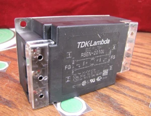 10 Amp 1ph Power Line EMC Electrical Noise Filter 250v 10a TDK-Lambda RSEN-2010L - Picture 1 of 3