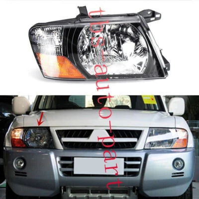 Conjunto de faros delanteros derechos aptos para Mitsubishi Pajero Montero 2000-2006  Foto 1 de 4