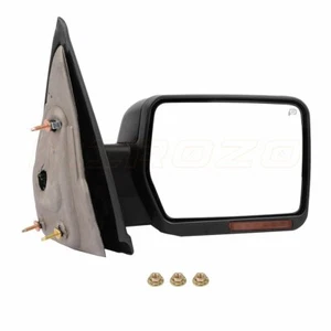 RH For 2007-2014 Ford F150 Power Heated LED Signal Passenger Tow Side Mirror - Picture 1 of 12
