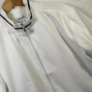 Chaqueta de golf Ashworth XL blanca con cremallera manga corta para hombre - Imagen 1 de 10