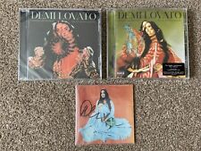 Demi Lovato Dancing With The Devil The Art of Staring Over CDs & Signed art card