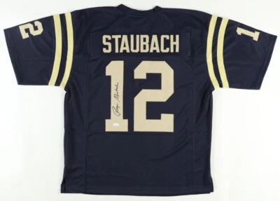 Roger Staubach Signed Navy Midshipmen Jersey (JSA COA) Dallas Cowboys 1969-1979 - Image 1 of 4