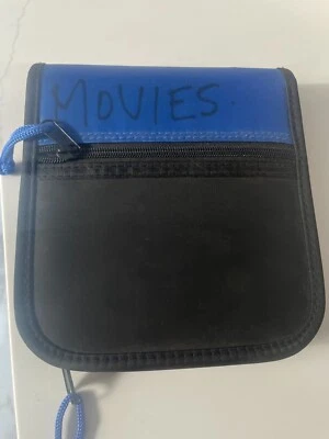 DVD CD ZIPPER  – CD/DVD Wallet Holder Binder HOLDS 24 DISCS - Image 1 of 4