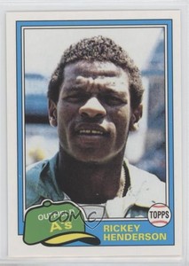 2010 Topps The Cards Your Mom Threw Out Original Back Rickey Henderson #261 HOF