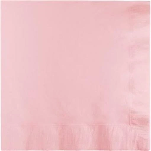 CREATIVE CONVERTING Pink Beverage Paper Napkins 50 Per Pack Tableware Party Decorations Supplies