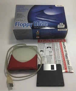 SmartDisk VST, FDUSB-M, USB External Drive 3.5" Floppy Drive with Color Kit - Picture 1 of 5