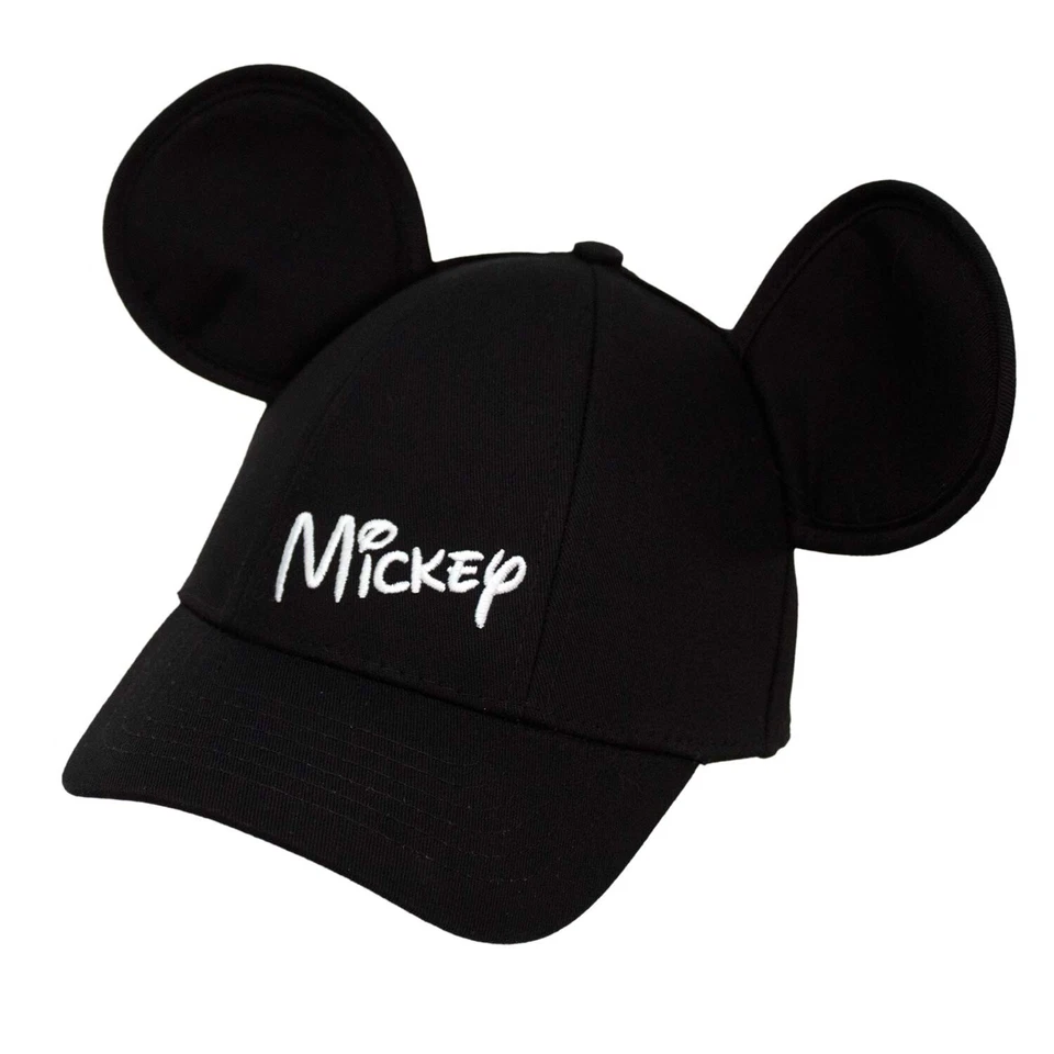 Disney Youth Hat Kids Cap With Mickey Mouse Ears (mickey Black)