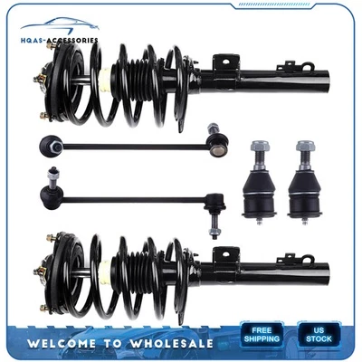 Front Strut Assembly Sway Bar Link Ball Joint Set For FORD TAURUS 1996-2007 Foto 1 de 4