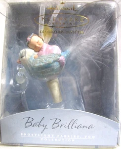 #55 - 2002 Hallmark Keepsake Ornament Frostlight Faeries, Too " Baby Brilliana " - Picture 1 of 2