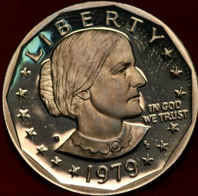 Uncirculated Type l Proof 1979-S Susan B. Anthony Clad Dollar - Image 1 of 2