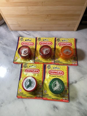 NEW Genuine Original Duncan YOYO Butterfly LOT of 5 - Image 1 of 2