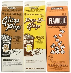 Flavacol Salt and Glaze Pop Flavoring 3 Pack - Picture 1 of 4