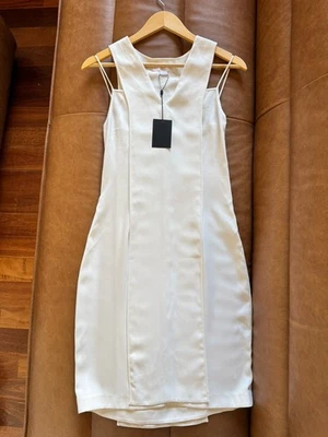 ALEXANDER WANG Sz 2 AUS 6 White Dress NWT RRP$599 - image 1 of 4