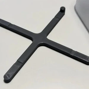 Mini Computer Holder Desktop PC Simple Stand Bracket For Mac Mini M4 2024 Power - Photo 1/11