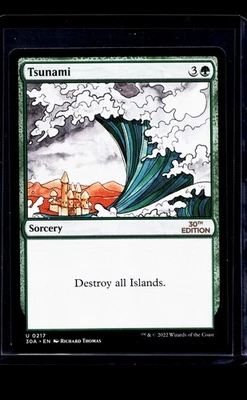 2022 MTG Magic The Gathering 30A 30th Anniversary #217 Tsunami - Image 1 of 2