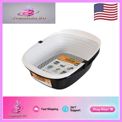 Caja de arena tamizadora grande Arm & Hammer con Microban - Fácil limpieza y control de olores Foto 1 de 4