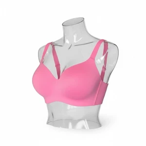 REGGISENO BALCONCINO TORRID 360 SCHIENA LISCIA LEGGERMENTE FODERATO COPERTURA COMPLETA ROSA 40C - Foto 1 di 6