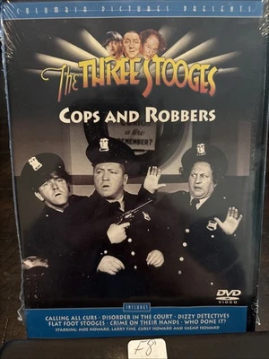 The Three Stooges - Cops and Robbers (DVD, 2002) BRAND New Sealed F8 Foto 1 de 2