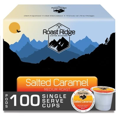 Roast Ridge Single Serve Coffee Pods for Keurig K-Cup Brewers, Salted Caramel, - Image 1 of 4