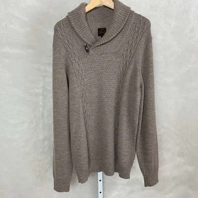 Suéter de Pescador Overland Para Hombre Marrón Claro Portland Lana Alpaca L Foto 1 de 4
