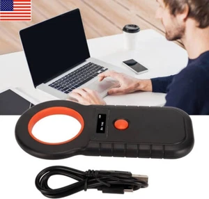 Pet Microchip Reader RFID EMID ISO Portable Animal Chip Scanner Rechargeable - Picture 1 of 6