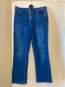 Womens Mint Velvet cropped jeans size 12 R - Picture 1 of 7