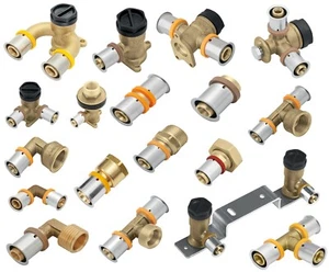 Pressfitting Verbundrohr Fitting  16 20 25 Aluverbund TH,U Kontur DVGW KAN-THERM - Bild 1 von 20