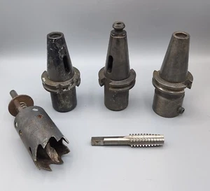 Cat 40? Tool Holder Lot Bore End Mill Holder Cat 50? Straight Flute Hole Drill  - Picture 1 of 10