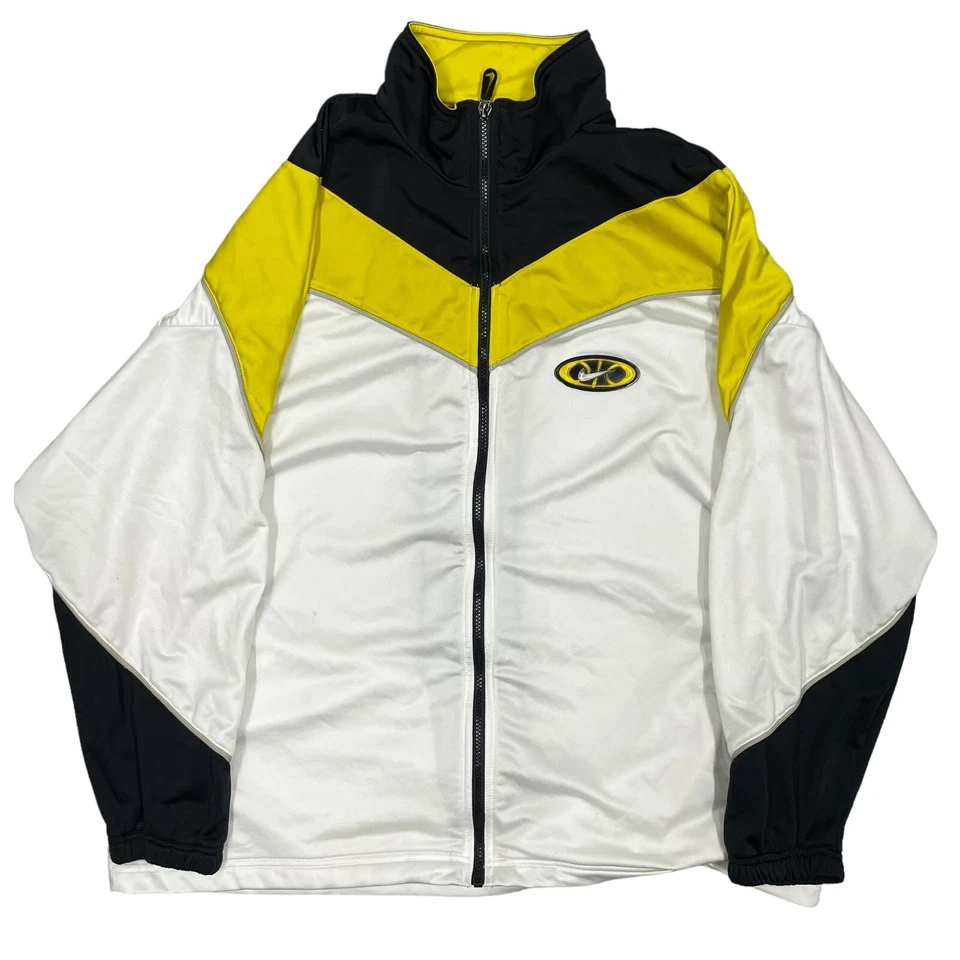 Vintage 90s Nike Zip Up Track Jacket Training Sweatshirt OVERSIZED Large - Image 1 of 4