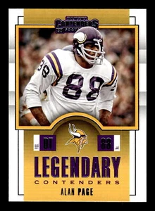 Alan Page 2017 Panini #LC-5 Minnesota Vikings Legendary Contenders - Picture 1 of 2