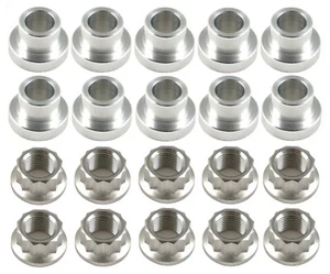 Hawks Motorsports Lightweight Titanium Shank Style Wheel Lug Nut Kit 1/2-20 - Picture 1 of 11