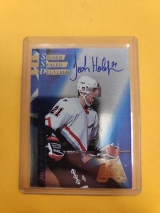 Josh Holden 1996 Collector's Edge Ice Future Legends Signed Sealed Delivered #6