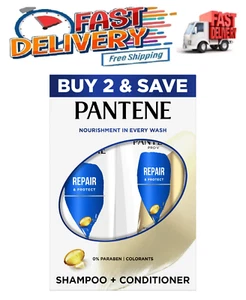 Pantene Pro-V Repair & Protect Shampoo, 10.4 oz + Conditioner, 9.0 oz - Picture 1 of 7