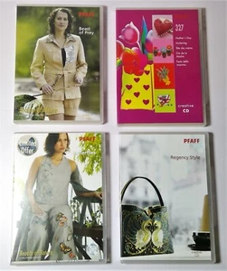 Pfaff Creative  Embroidery Machine CD's -Collection of 4 Programs - Picture 1 of 9