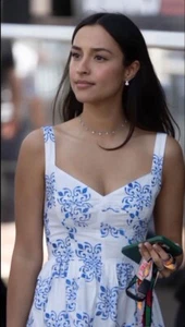 Vestido acampanado bordado mango también Alexandra Saint Mleux - Imagen 1 de 9
