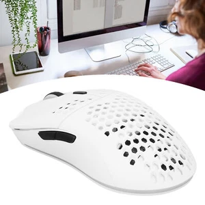 Mouse RGB Wired Gaming 6400DPI Honeycomb Hollow Design Computer Accessories - Picture 1 of 12