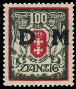 DANZIG O35 - Coat of Arms "Official Postage" (pb49252) - Picture 1 of 1