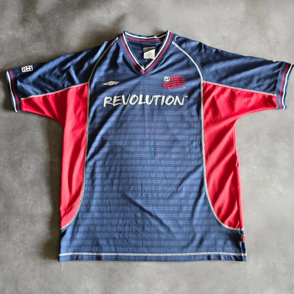 2001 New England Revolution Vintage Original Jersey RARE - Image 1 of 1