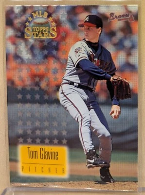 1997 Topps Stars ALWAYS MINT #33 Tom Glavine Braves HOF RARE VHTF PARALLEL - Image 1 of 2