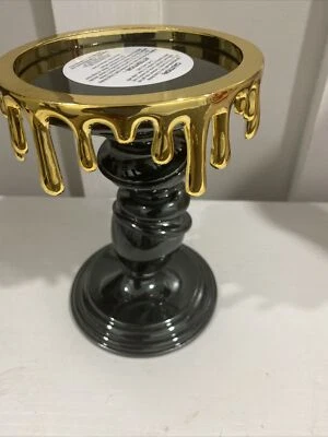 Candelabro Bath & Body Works 2021 pilar de fusión goteo Halloween Wonky Foto 1 de 4