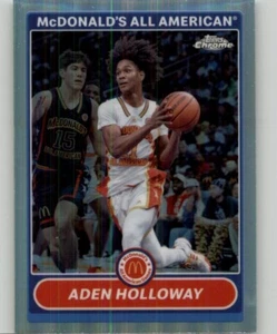2023 Topps Chrome McDonald's All American Aden Holloway 2007 #2K7-15 - Picture 1 of 2