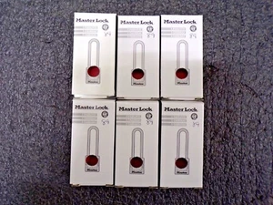 MASTER LOCK Red Lockout Padlock, Alike Key Type, Thermoplastic 6PK(TS) - Picture 1 of 9