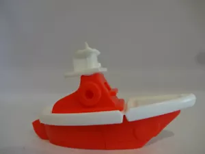 Miniatur Schiffe / Rotes Sportschiff - Bild 1 von 1