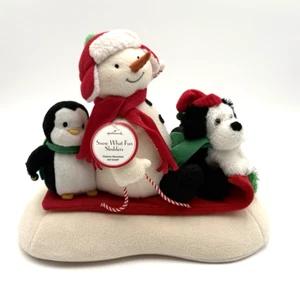 Hallmark Jingle Pals Snow What Fun slitte. Ritirato. 2007. Testato e funzionante - Foto 1 di 16