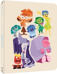 Inside Out 2 (Amy Poehler) Two New 4K Ultra HD Region B Blu-ray + Steelbook - Picture 1 of 1